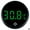 black, variant on SharkTRUE Fish Tank Thermometer,Fish Tank Digital Thermometer Accurate LED Display Mini Stick Aquarium Thermometers on Temper
