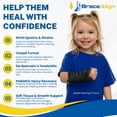 thumbnail image 2 of Brace Align Pediatric Wrist Brace L3908 - Kids Wrist Support & Stabilizer for Pain Relief, 2 of 9
