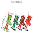 thumbnail image 4 of 4 calcetines navideños, calcetines colgantes personalizados para Navidad, decoración para fiestas navideñas., 4 of 5