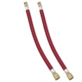 thumbnail image 4 of 2 Pcs Copper-Plated Bike Pump Extension Hoses, 16.6cm Long Nylon-Copper Inflation Tubes with Dual-Valve Design, Compatible with American Valves, Wear-Resistant & Corrosion-Resistant, Easy to Attach, 4 of 6
