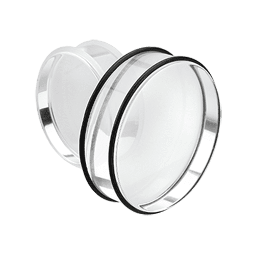 Supersize Basic Acrylic No Flare Ear Gauge Plug