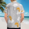 thumbnail image 6 of High Quality Hawaiian Shirts for Men Short Sleeve Aloha Beach Shirt Floral Summer Casual Button Down Shirts Blouses DV6AOO, 6 of 7