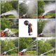 thumbnail image 5 of Boquilla rociadora para manguera de jardín, ducha de mano, 8 patrones de riego ajustables, rociador manual de alta presión para regar el césped, lavado de autos, 5 of 11