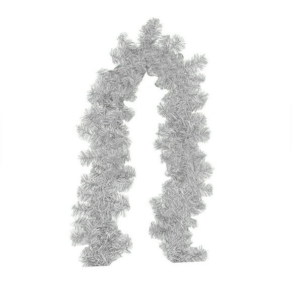 Guía Guirnalda Pino Navideña Color Blanco Decoración 270 Cm