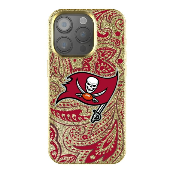 Keyscaper Tampa Bay Buccaneers Paisley Bling iPhone Case