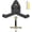 Black, variant on Armory Replicas Adjustable Metal Wall Mount Vertical Display Holder for Collectibles Home Decor Easy Installation