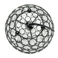 thumbnail image 7 of Lalia Home Medium 8" Contemporary Metal Crystal Round Orb Table Lamp, Restoration Bronze, 7 of 7