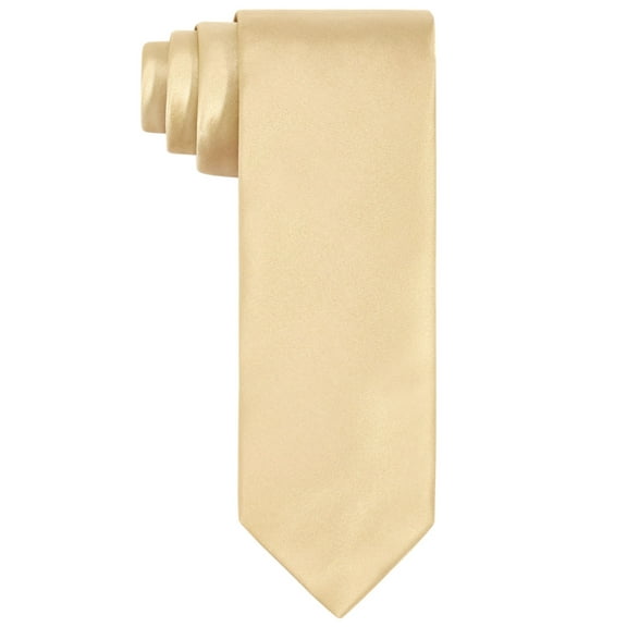 TAYION Mens Classic fit Tie Necktie One Size Yellow Solid