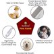 thumbnail image 3 of Peine de Aseo para Perros y Gatos, 74 Pulgadas, Cepillo de Color Blanco, 1 ud., 3 of 7