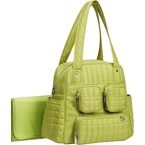 Graco Quilted Tall Duffle Diaper Bag, Lime