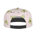 thumbnail image 4 of Balery Baseball Cap Flat Bill Hats for Men Adjustable Size for Running Workouts and Outdoor Activities All Seasons Dad Hat(Avocado Doing Sport Yoga ), 4 of 9