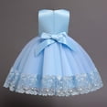 thumbnail image 2 of KAWELL Girls Princess Christmas Dress Lace Flower Girl Wedding Prom Pageant Birthday Party Tutu Tulle Dresses, 2 of 3