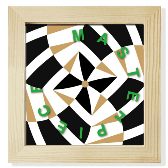 Masterpiece Interval Block Confusion Square Picture Frame Wall Tabletop Display