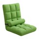 thumbnail image 1 of Silla suelo con respaldo, sillas plegables para adultos y niños, ideal para ver la televisión, para sala estar, sofá reclinable ajustable para Verde, 1 of 8