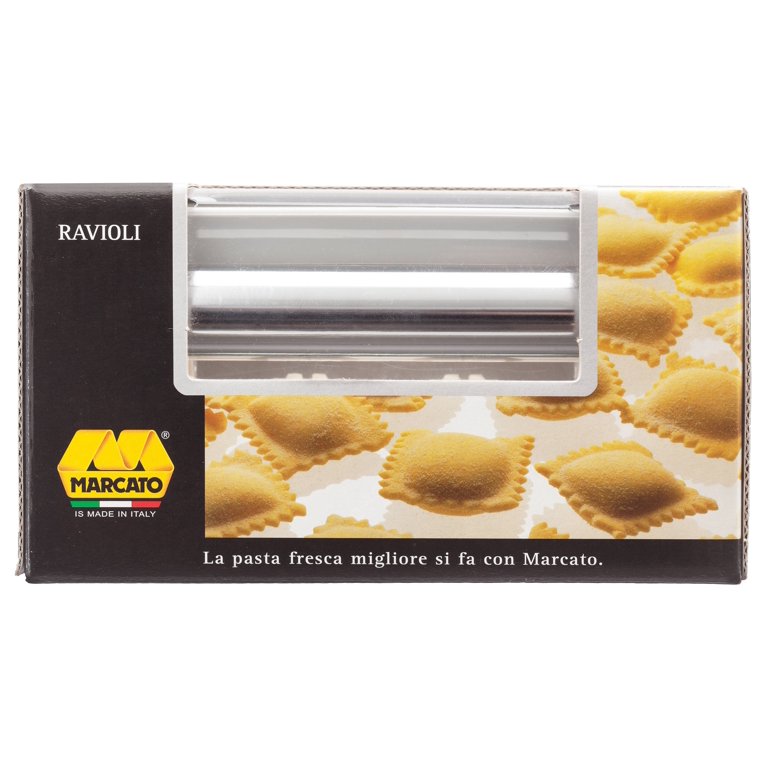  MARCATO Made in Italy PASTASET Pasta Machine Gift Set, Chrome  Steel. Includes Atlas 150 Pasta Machine, Ravioli & Spaghetti Attachments.: Pasta  Makers: Home & Kitchen