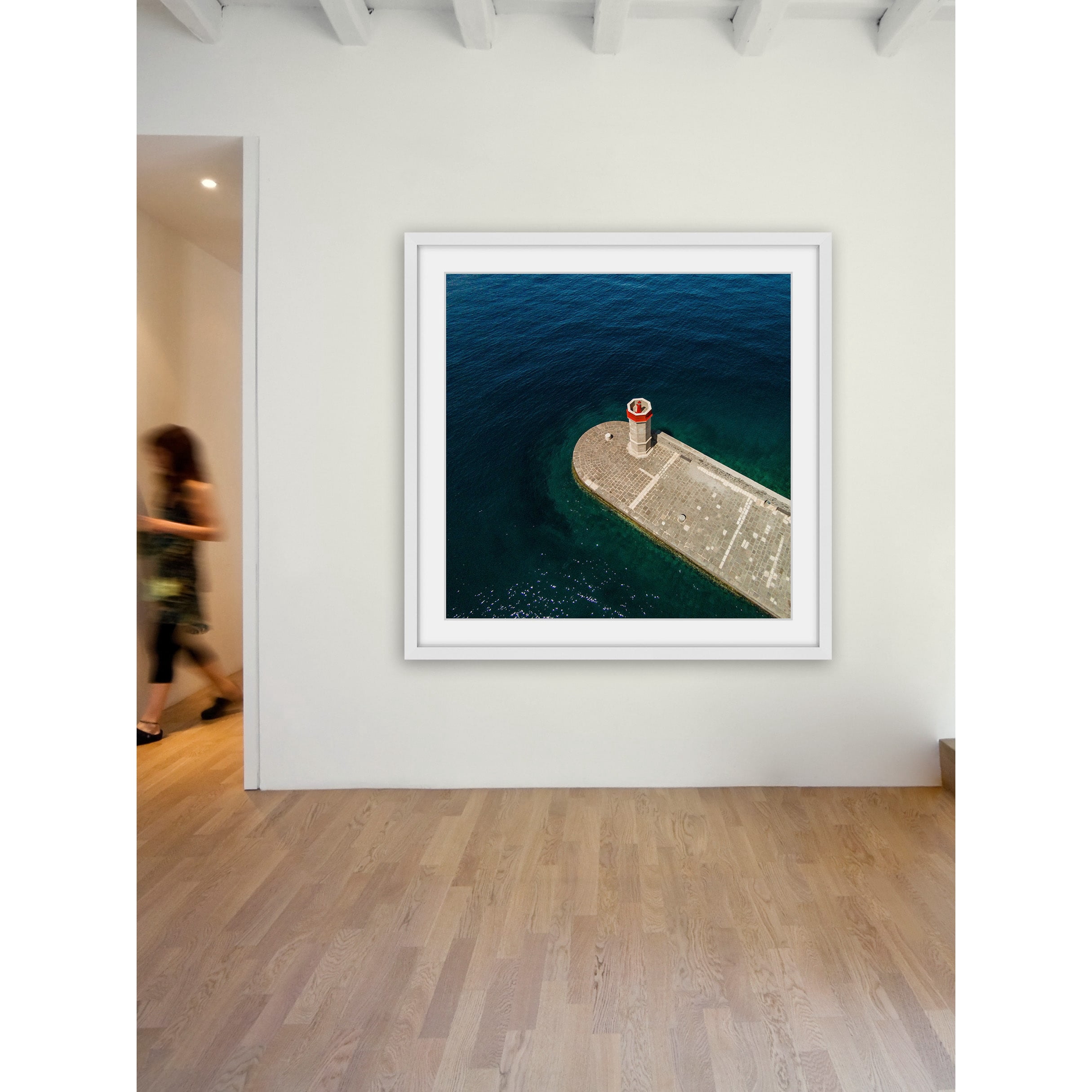 "Lighthouse" Framed Painting Print