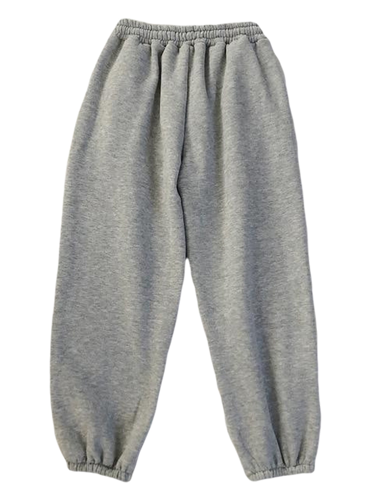gray oversized sweatpants