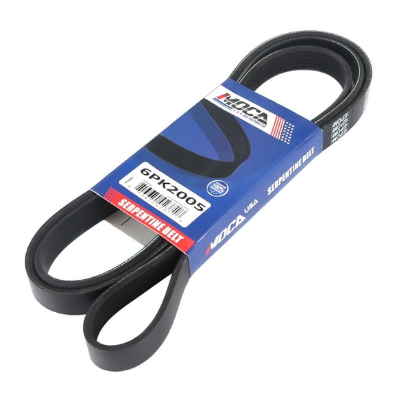 MOCA AUTOPARTS 6PK2005 Serpentine Belt Fit for 1998-2002 Chevrolet Camaro 5.7L & 1999-2005 Hyundai Sonata 2.7L & 2005-2010 Kia Sportage 2.7L & 1998-2002 Pontiac Firebird 5.7L