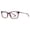Crystal Rosewood, variant on Shinola Demo Rectangular Unisex Eyeglasses SH37003 612 53