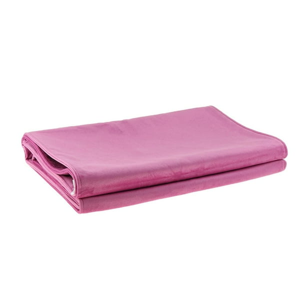 Funda protectora suave de bufanda del paño del de del material de para doméstico, hotel casero 50x240cm Rosado Baoblaze Bed Runner Decorative