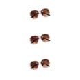 thumbnail image 3 of relayinert Protection Sunglass Vintage Rhinestone Glasses For Outdoor Activities Metal Vintage Frameless Rhinestone Glasses sepia 3Set, 3 of 6