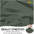 thumbnail image 3 of Easy-Going Super Stretch Sofa Slipcover Non Slip Couch Cover, Sofa Size, Grayish Green, 3 of 7