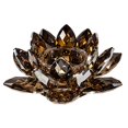 thumbnail image 2 of Sagebrook Home Porte-Vote en Cristal d'Ambre 8,25", 2 of 3