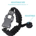 thumbnail image 2 of Pulsera de herramientas para exteriores Paracord, equipo de supervivencia, pulsera de supervivencia multiuso para acampar al aire libre, senderismo, pesca, 2 of 8