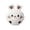 D003- White, variant on Plush, Bunny Rabbit Stuffed Animal, Stuffed Bunny Plush, 3X3 In, Gray, Pet Toys, Puppy Chew Toys, Elastic Ball, 1 Pc