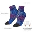 thumbnail image 6 of Fuzoiu Ireworks In The Night Sky Print Adult Socks, Crew Moisture-wicking Socks, Unisex Cushion Crew Socks,Casual Sports Ankle Socks, 6 of 7