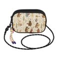 thumbnail image 2 of FORMRS Mini Crossbody Bag for Women Adjustable Rope Shoulder Casual Phone Purse, Musical Animals Pattern, 2 of 7