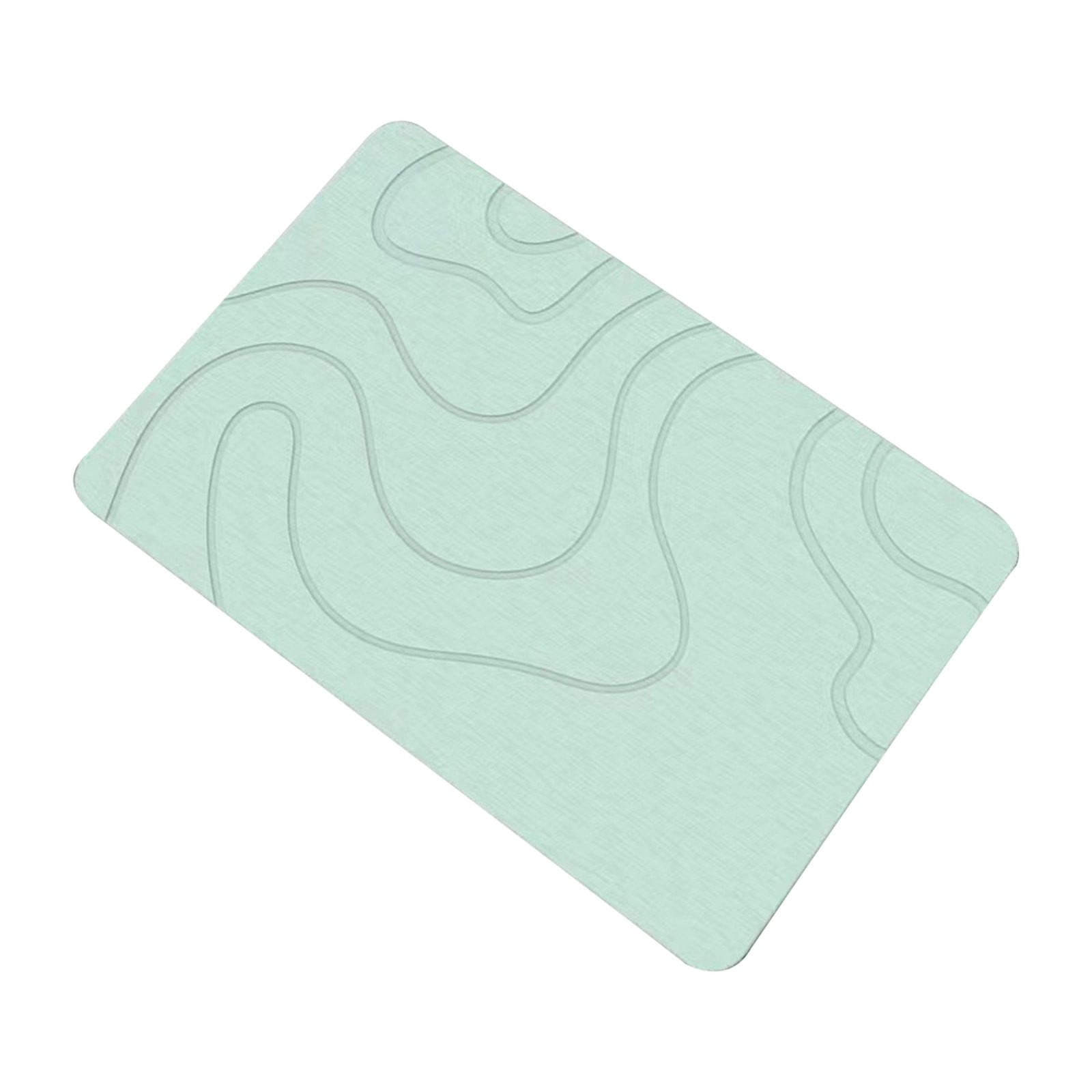 Giyblacko Stone Bath Mat Diatomaceous Earth Bath Mat Super Absorbent Non Slip Diatomite Stone Bath Mats For Bathroom Quick Drying Stone Shower Mat