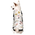 thumbnail image 5 of Uemuo Geometric Triangle for Winter Dog Hoodie Sweatshirts with Pockets Warm Dog Clothes for Small Dogs Chihuahua-X-Large, 5 of 8