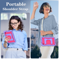 thumbnail image 6 of Case for Samsung Galaxy Tab A11 2025/A9 2023 8.7 inch Model (SM-X110/X115/X130/X135) Contrast Color Multiple Protection Cover With Foldable Stand and Shoulder Strap, 6 of 8