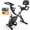 Black&Orange,with Resistance Band, variant on FED Fitness Yosuda Series EB4 Folding Exercise Bike, Indoor Home Stationary Bike Workout 350LB Capacity