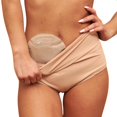 thumbnail image 1 of Ropa interior de ostomía SIIL para mujer, colostomía e ileostomía, color beige, 1 of 6