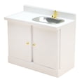 thumbnail image 1 of Mueble para lavabo Dollhouse Furniture, tamaño 1:12, tamaño mini, de madera, 1 of 3