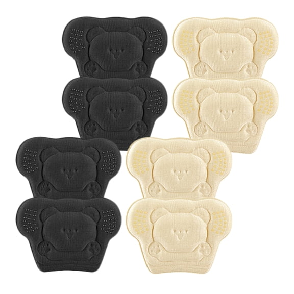 AURARMLET Assorted Color Heel Pads for Shoes Comfortable and Durable Heel Cushion Inserts for Heel Use 4 Pairs