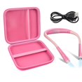 thumbnail image 2 of Funda compatible con Glocusent/para Vekkia/para Litom/para Ledgle/Takkui/para TSINGREE, luz LED de lectura para cuello, para libros, para leer en la cama, rosa, 2 of 7