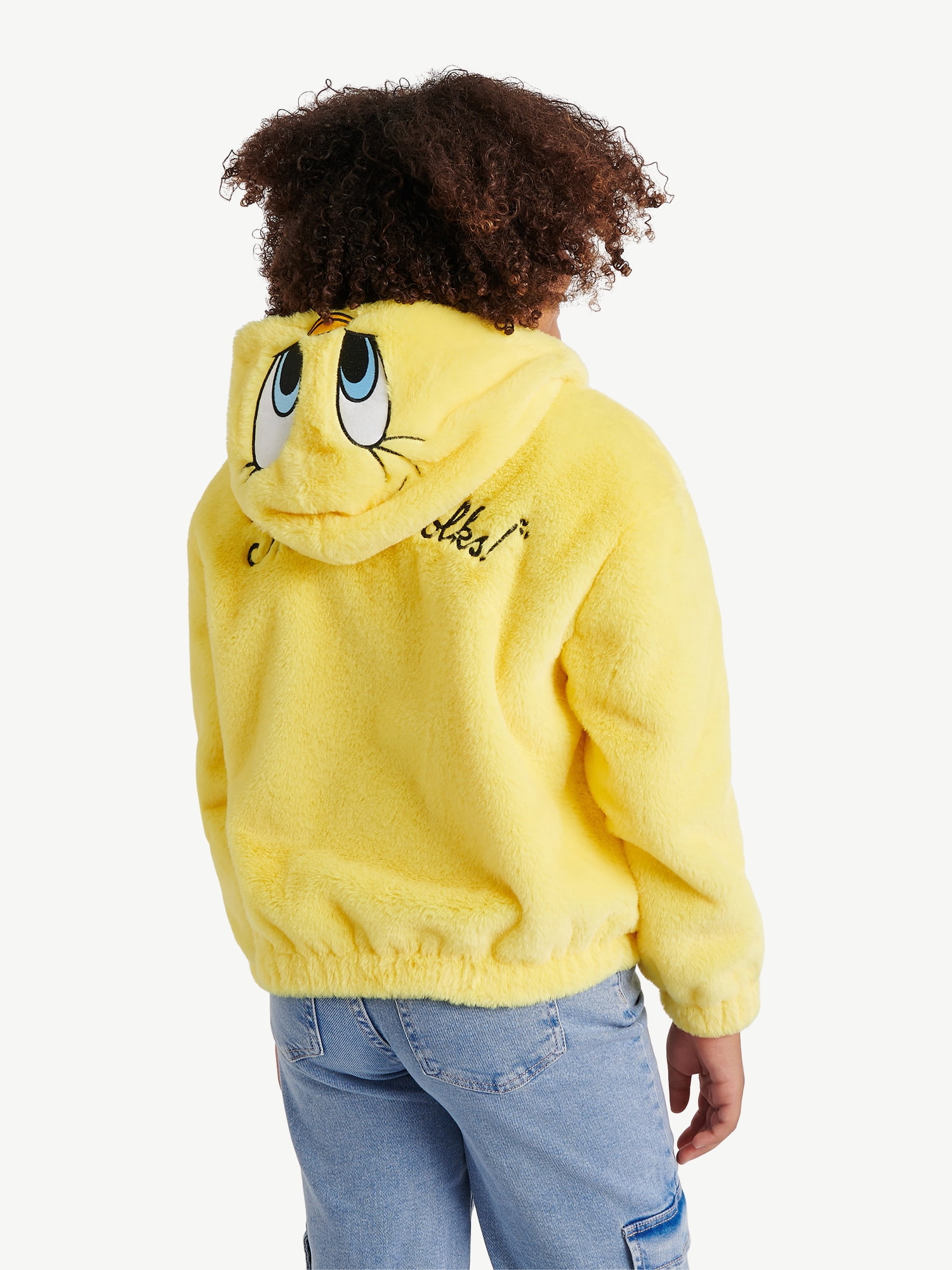 Justice Girl's Looney Tunes Hooded Fleece Jacket, Sizes XS - XL