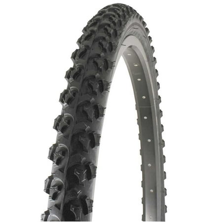 28 White Clincher Tire - Kenda, Alpha Bite, 26x1.95, Wire, Clincher, 40-65PSI, Black