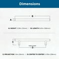 thumbnail image 2 of Franklin Brass P46642k-B3 Simple Bar 5-1/16" Center To Center Bar Cabinet Pull - Gold, 2 of 7