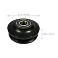 thumbnail image 5 of CTIRCHIU Hanging Rail Track Pulley Sliding Door Pulley Wheel Black POM 2Pcs, 5 of 8