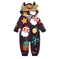thumbnail image 2 of Meihuid Christmas Pajamas for Family Matching PJ's Sets with Letter and Printed Long Sleeve Tee and Bottom, 2 of 6