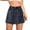 Dark Gray, variant on Summer Skirt for Women with Pockets High Waist Mini Jean Skirt with Belt Loops