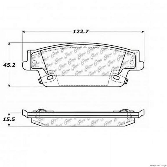 Centric Parts - Ceramic Pads