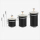 thumbnail image 2 of Contenedor de Almacenamiento de Café de Gran Capacidad de 1,5 L, Lata Sellada para Granos de Café, Tarro para Rellenar Café, Almacenamiento de Alimentos, Color Negro, 2 of 5