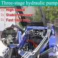 thumbnail image 7 of Stand-On Mini Skid Steer Loader with 23Hp EPA Gasoline Engine, With Auger, DS-SS50 Gasoline Crawler Skid Loader, Match Attachments, Used for Farm, Construction, US In Stock, 7 of 7