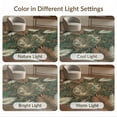 thumbnail image 7 of ODIKA 8'x10' Washable Area Rug Aesthetic With Vintage Palm Frond Medallion Snake Tropical Jungle Playful for King Size Bedroom Under Bed, Master Suite, Non-Shedding, Easy Care, 7 of 7