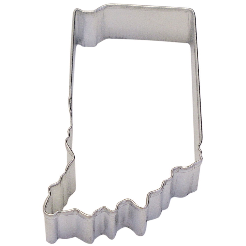 State of Indiana Tin Cookie Cutter 3.5 in - R&M Brand Cookie Cutters ...